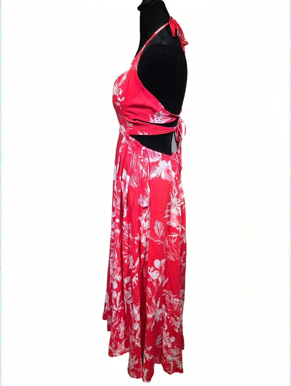 Free People Red Floral Maxi Dress - Picture 9 of 14